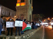 الوقفات التضامنية مع الأسرى في دوار الساعة بمدينة يافا مستمرة منذ 40 يوماً